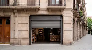 Puertas enrollables en la zona metropolitana de Barcelona