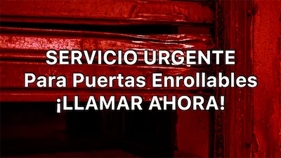 Contacto para servicio urgente de puertas enrrollables barcelona